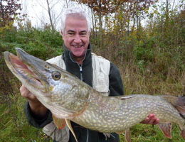 Alex met snoek